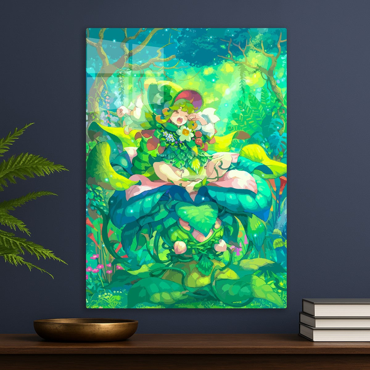 Forest Spirit In Lush Greenery