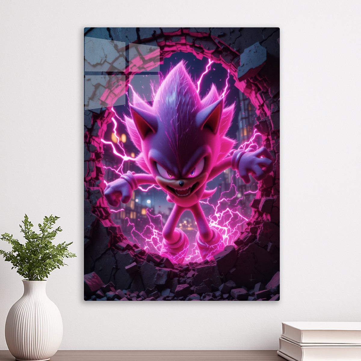 Pink Sonic Hedgehog