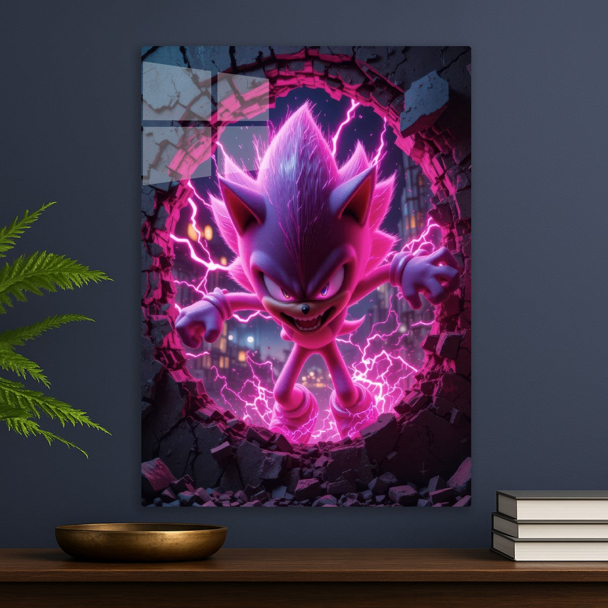 Pink Sonic Hedgehog