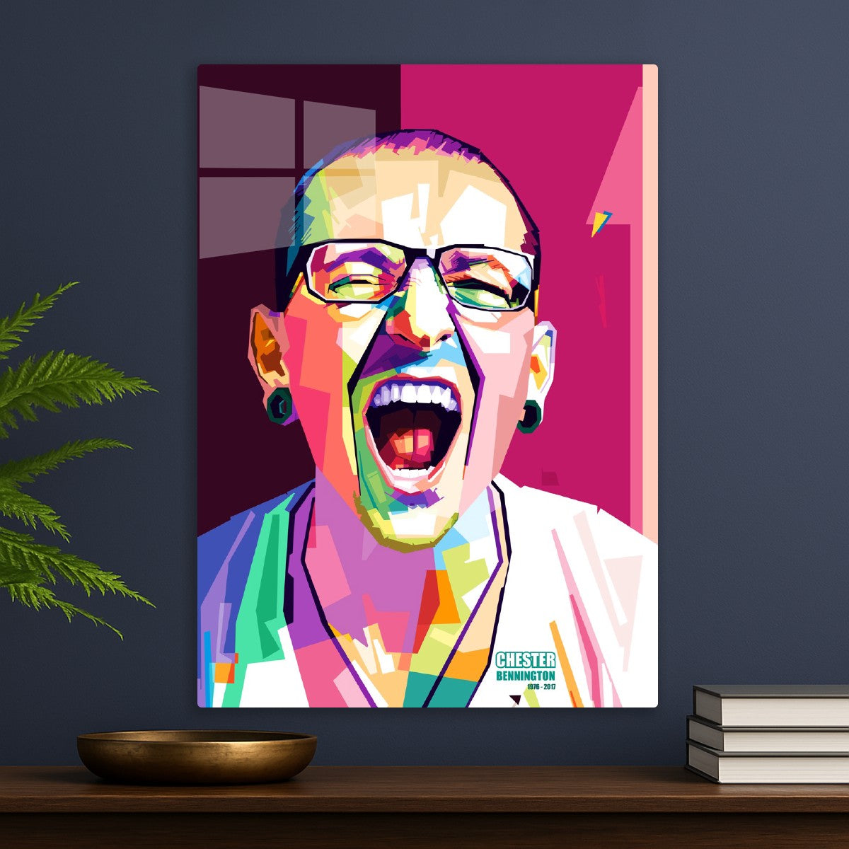 Caster Benington Wpap Popart