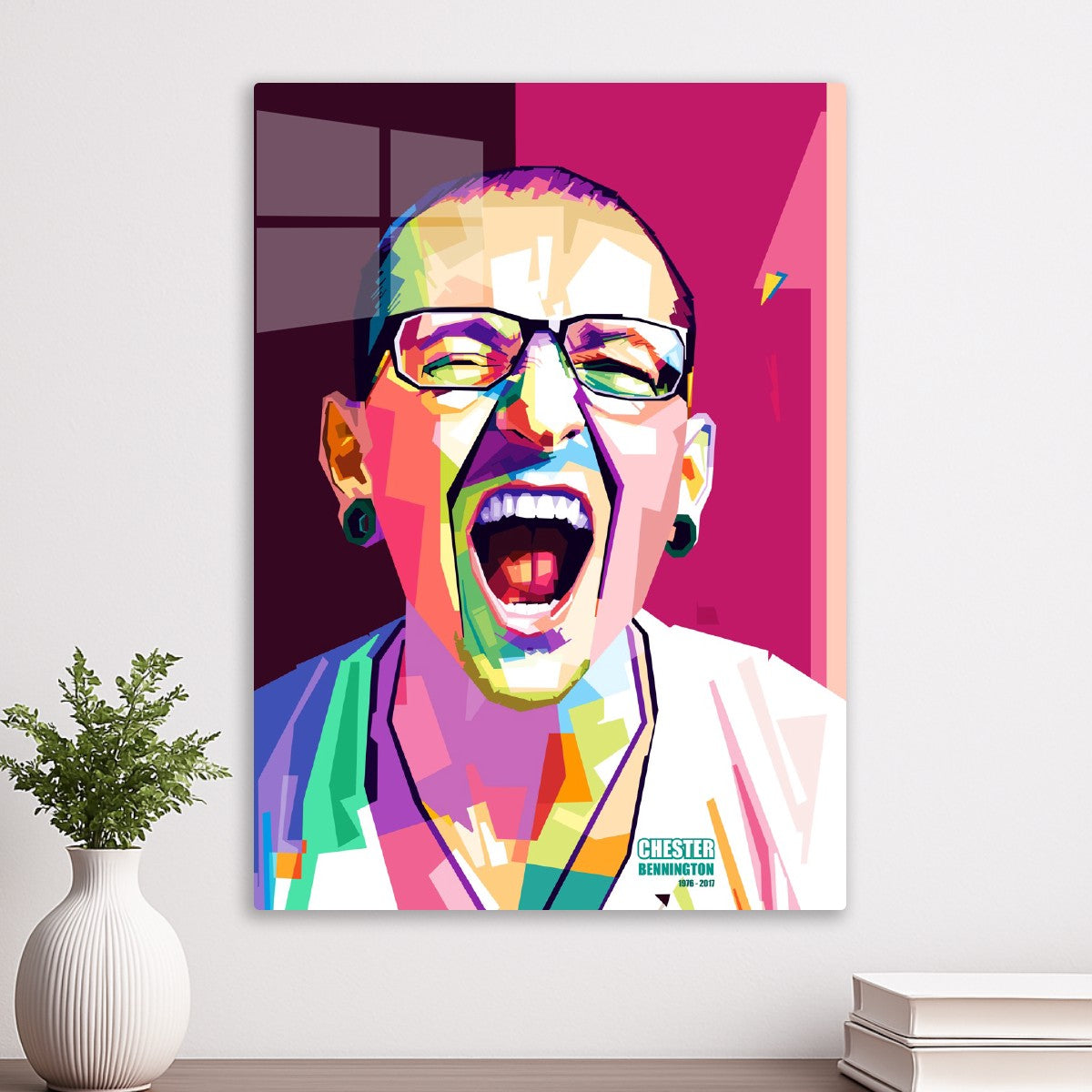 Caster Benington Wpap Popart
