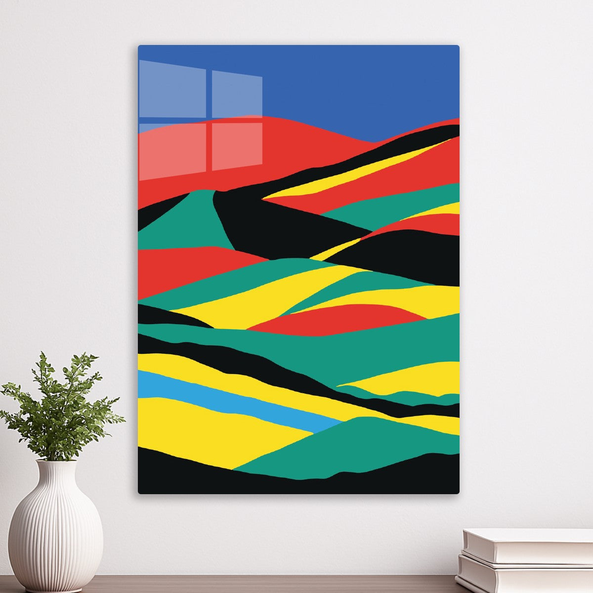 Abstract Colorful Landscape