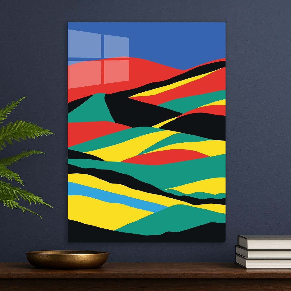 Abstract Colorful Landscape