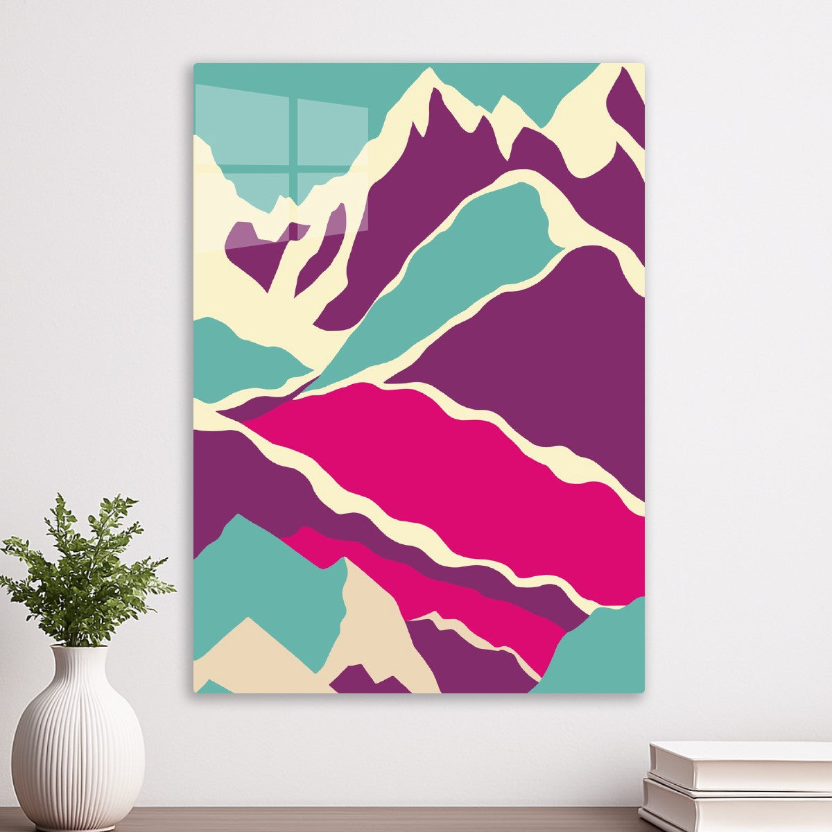 Colorful Abstract Mountain