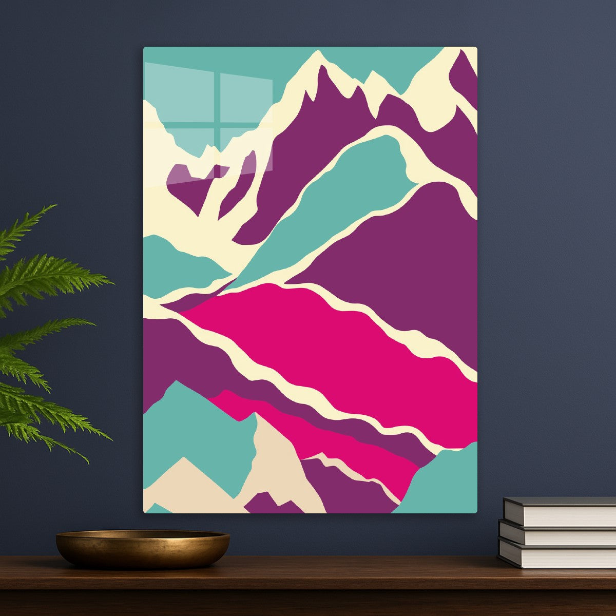 Colorful Abstract Mountain