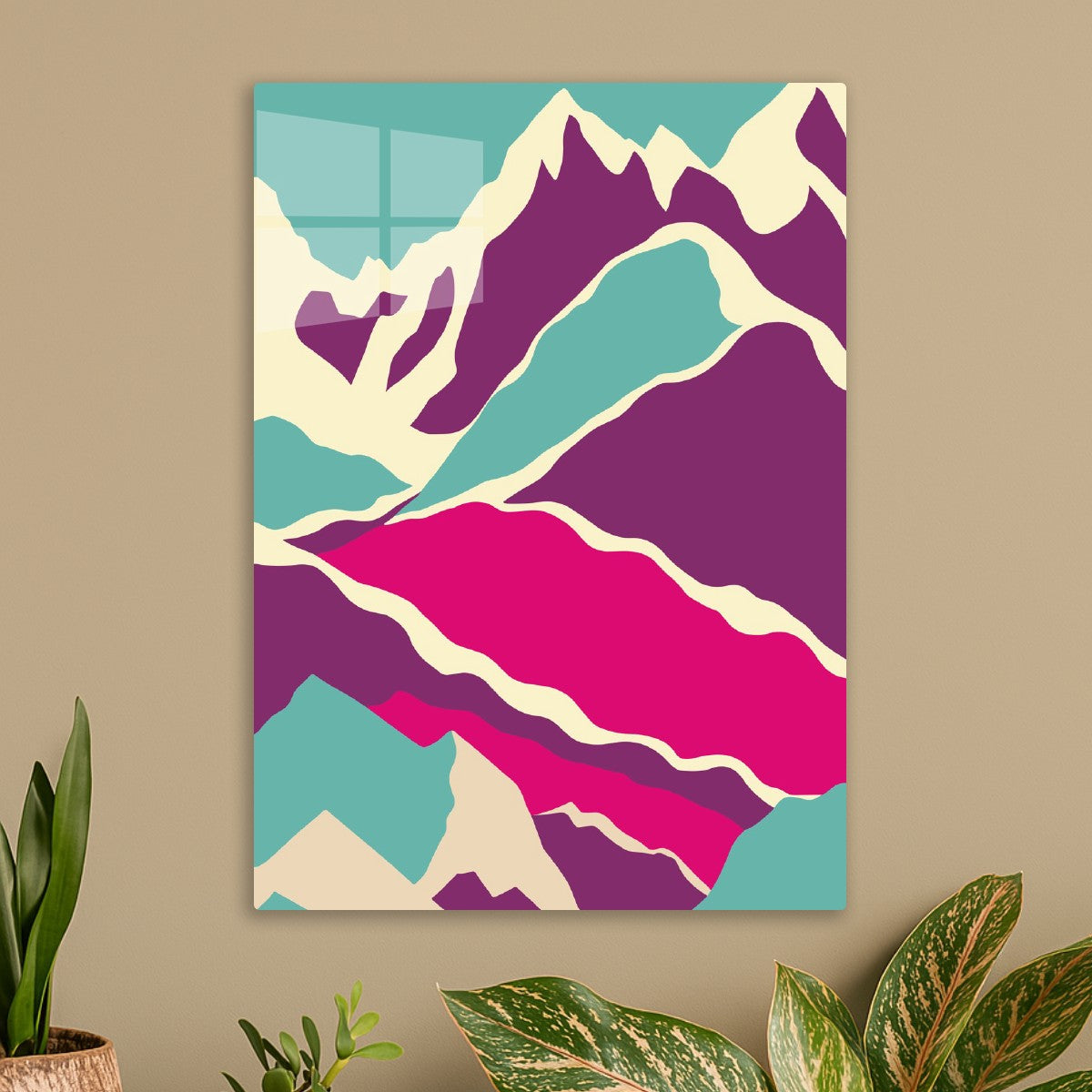 Colorful Abstract Mountain