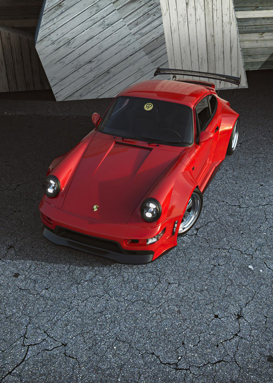 Retro Red Widebody Beast