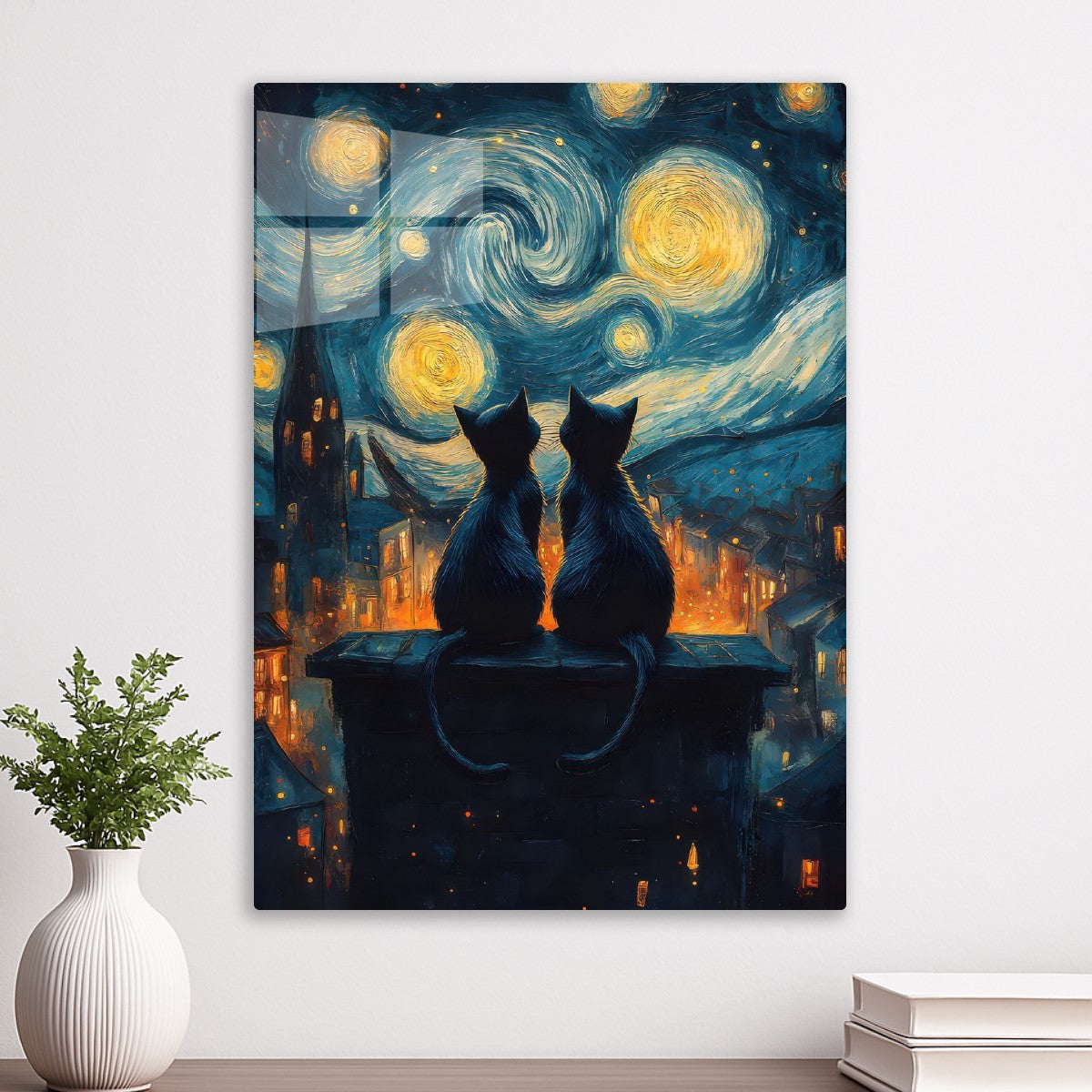 Starry Night Cats