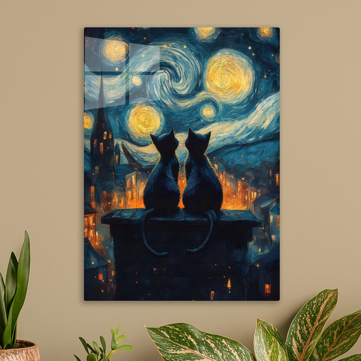 Starry Night Cats