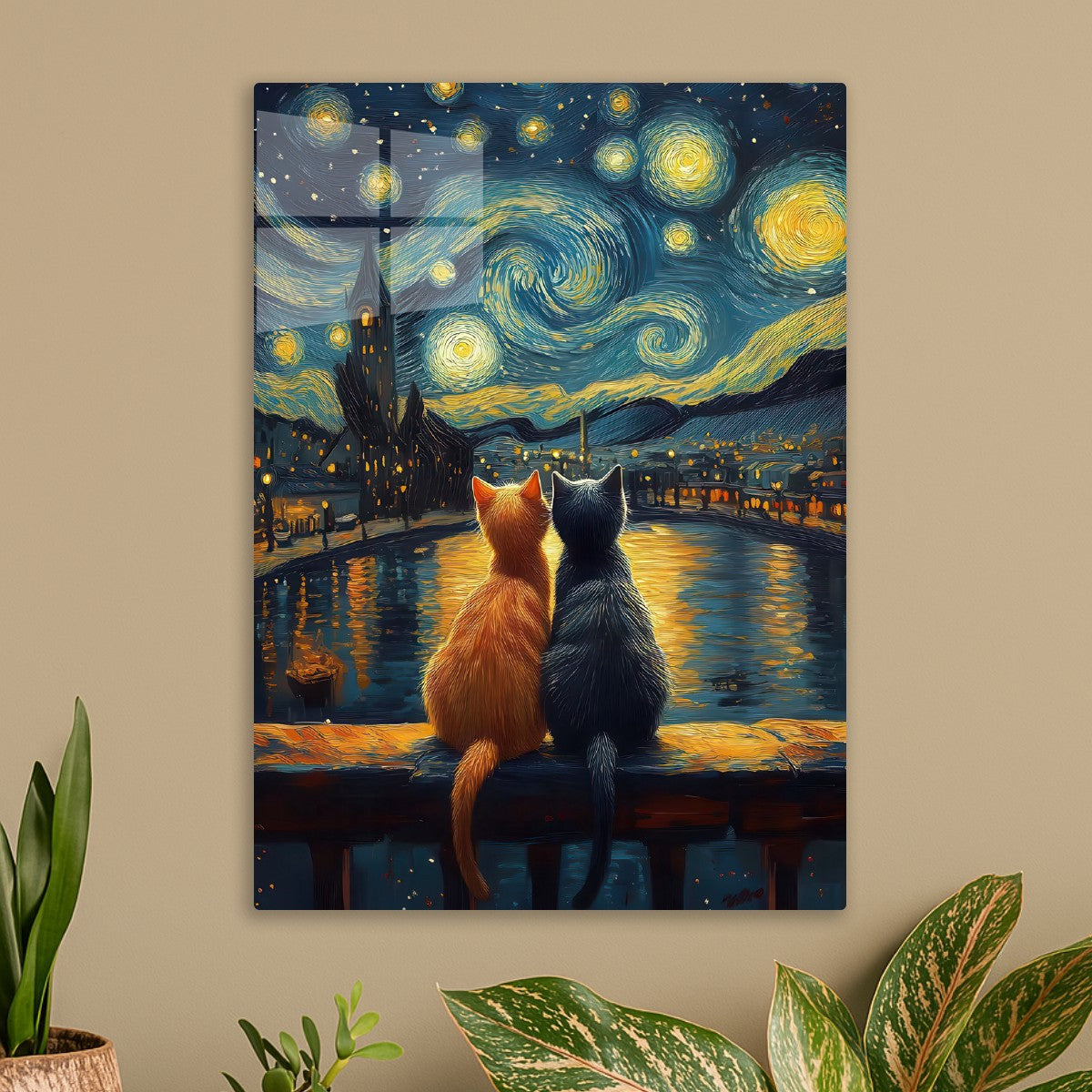 Starry Night Cats