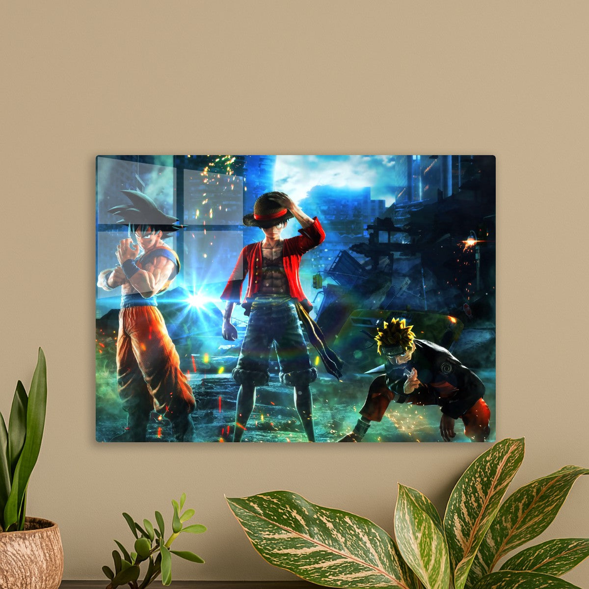 One piece Naruto Dragon Ball
