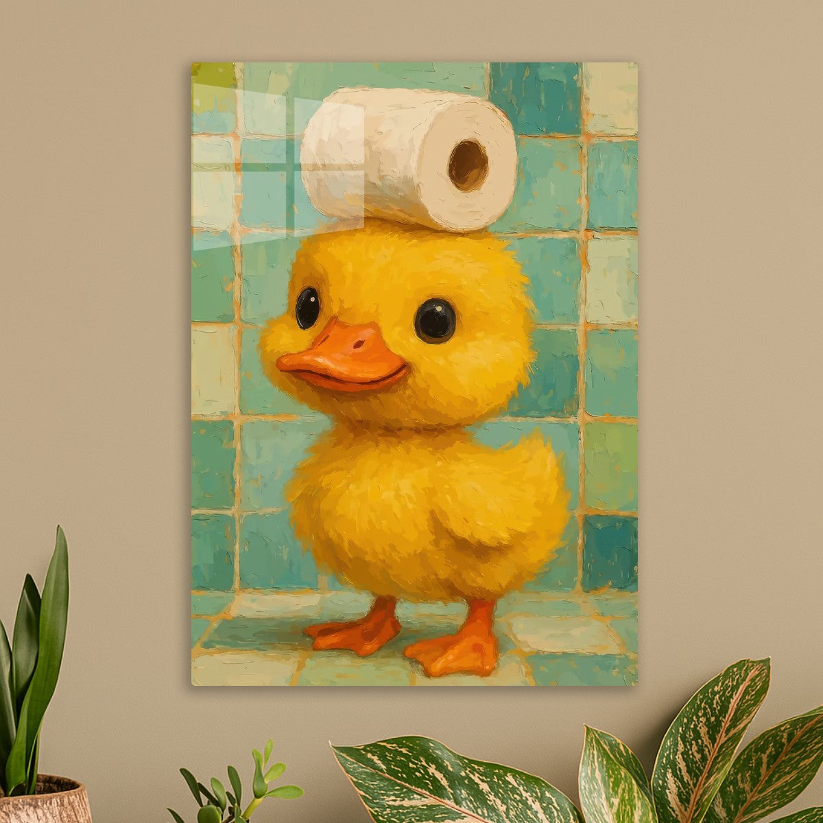 Toilet Paper Hat Duck