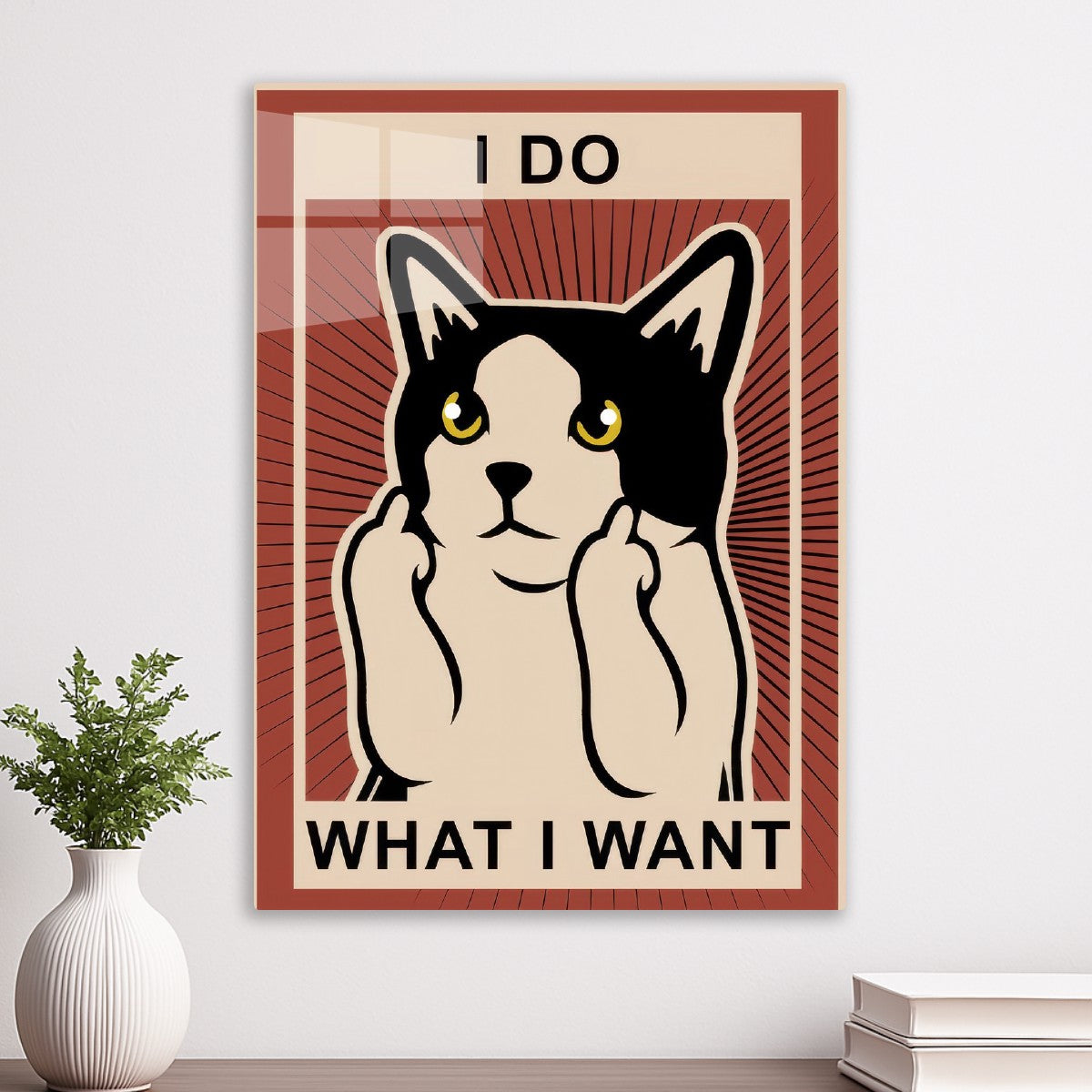 Funny meme cat