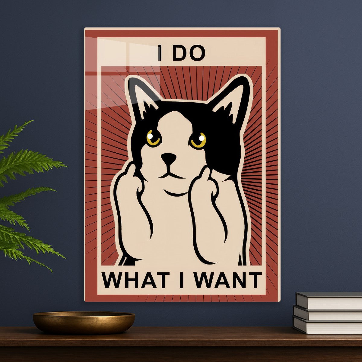 Funny meme cat
