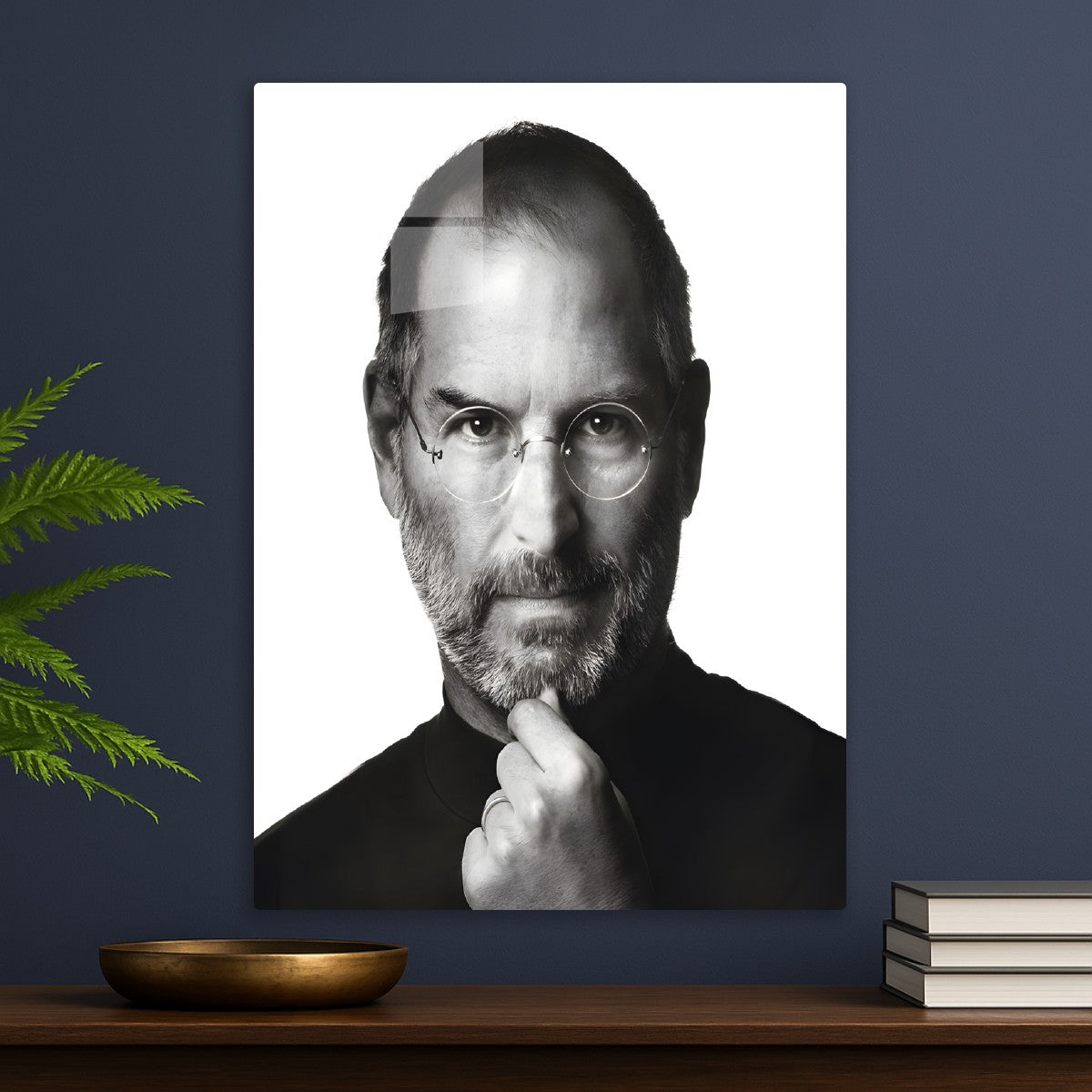 Black and White of Steve Jobs