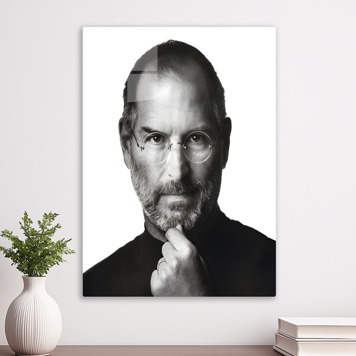 Black and White of Steve Jobs