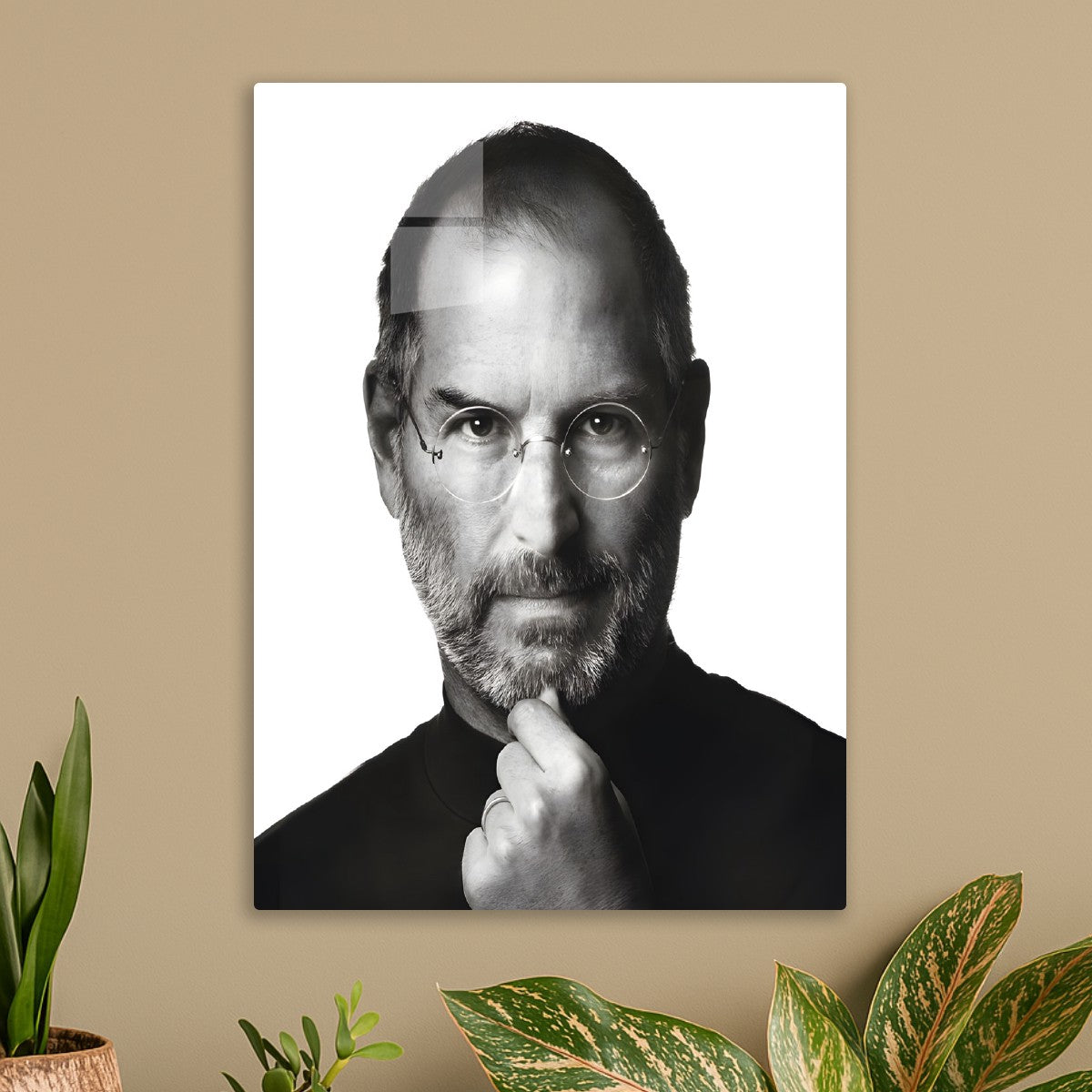 Black and White of Steve Jobs