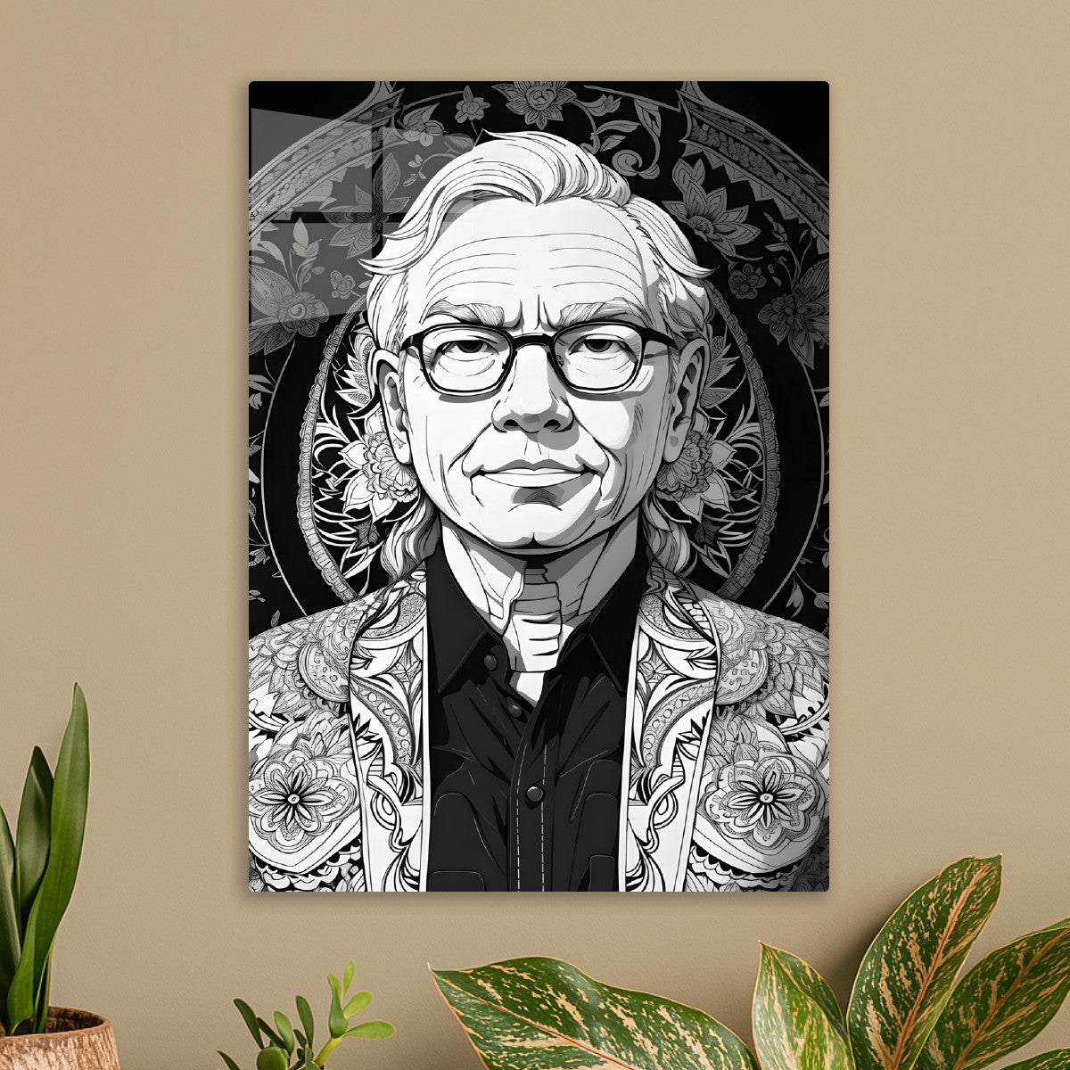 Black White of Warren Buffett