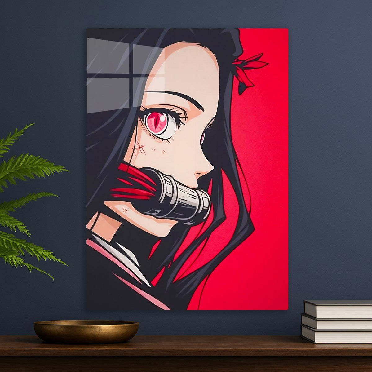 Silent Crimson Nezuko Kamado, Demon Slayer Kimetsu no Yaiba