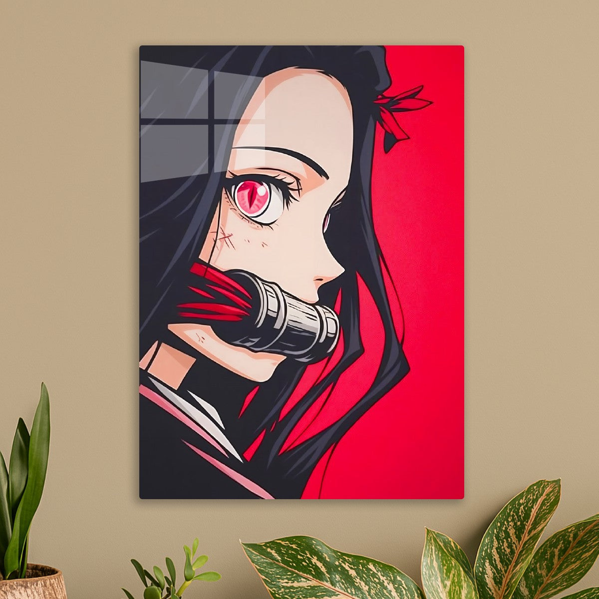 Silent Crimson Nezuko Kamado, Demon Slayer Kimetsu no Yaiba