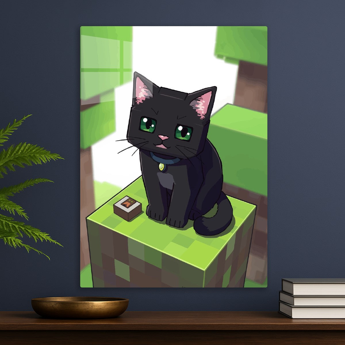 Minecraft black cat