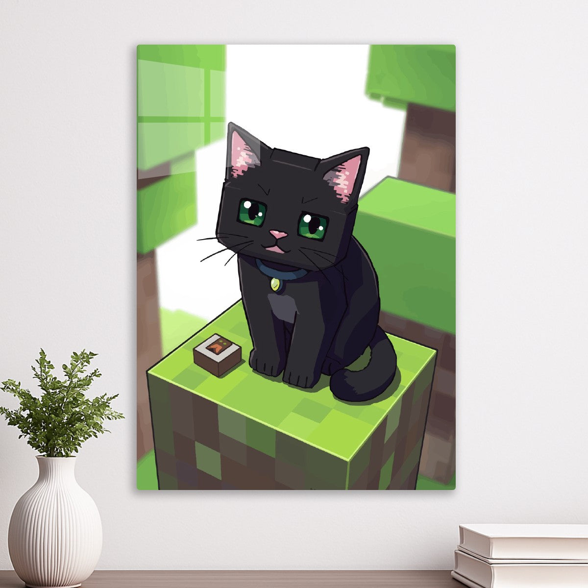 Minecraft black cat