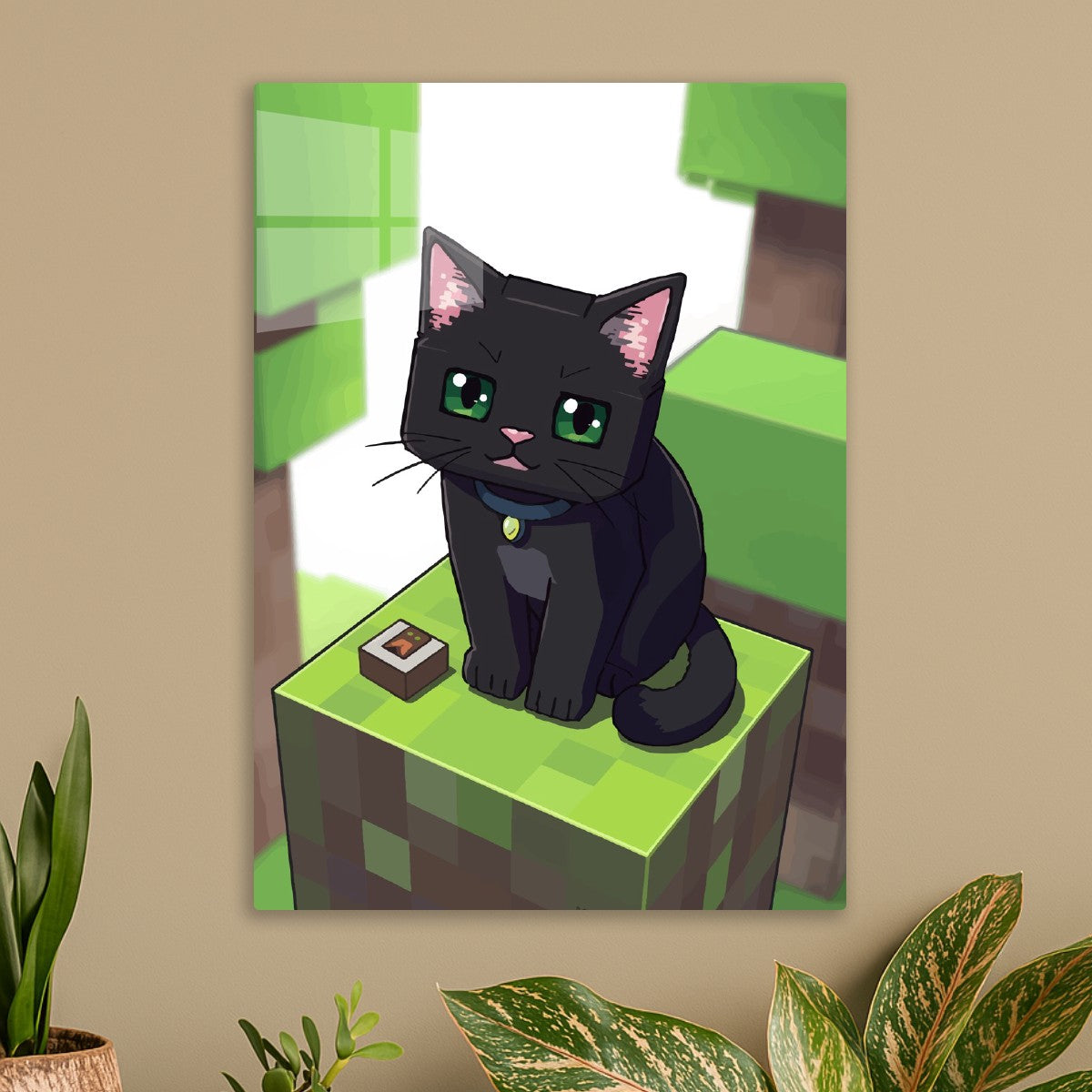 Minecraft black cat