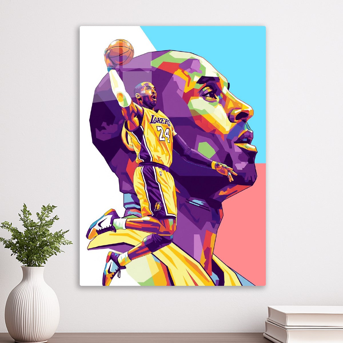 Kobe Bryant pop art portrait