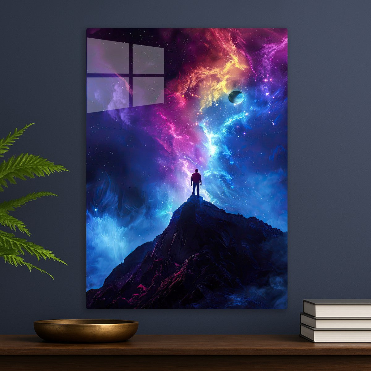 Space Reflection rainbow art