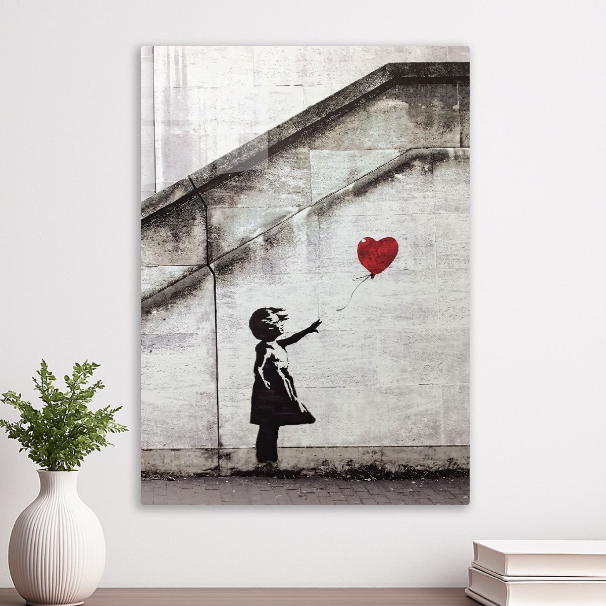BANKSY Red Balloon girl 