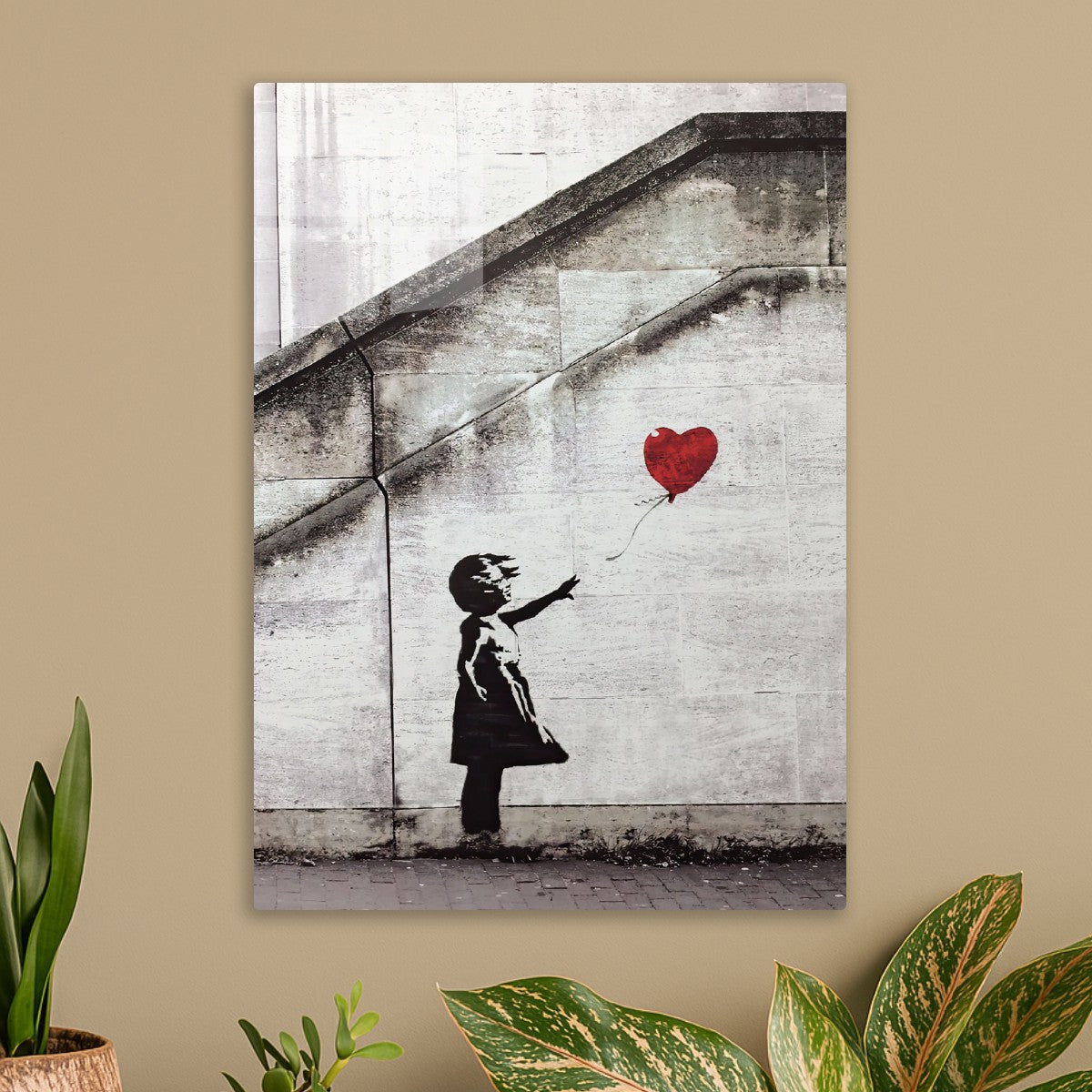 BANKSY Red Balloon girl 