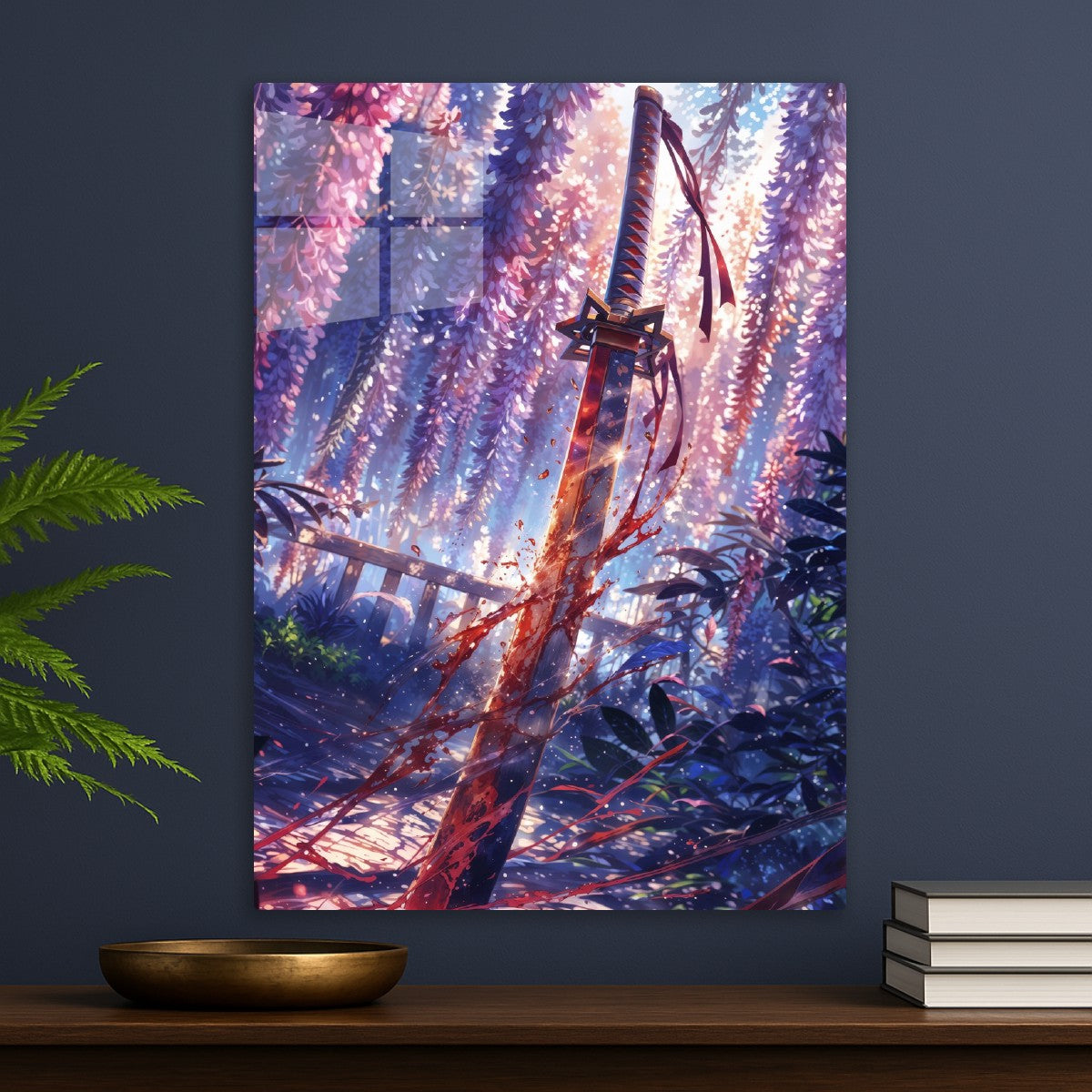 Bloodshed Katana in Wisteria