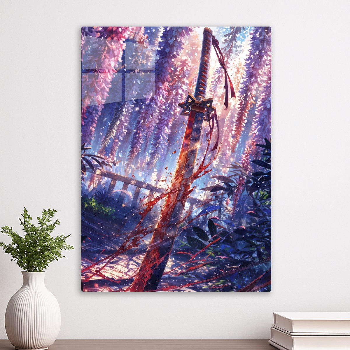 Bloodshed Katana in Wisteria