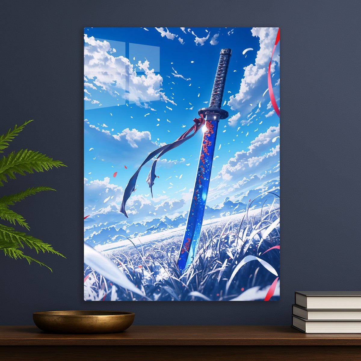 Clear Sky Anime Sword