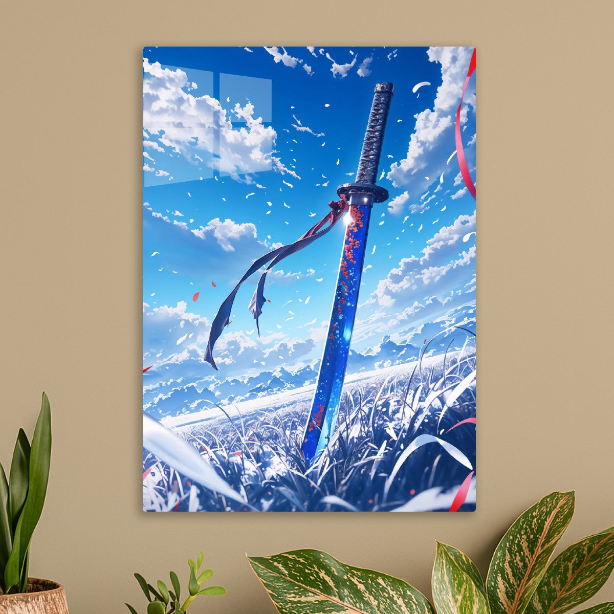 Clear Sky Anime Sword