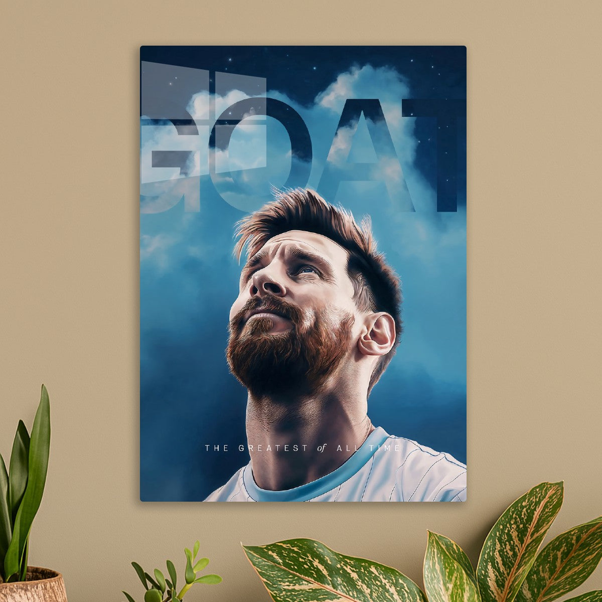 Lionel Messi GOAT Art