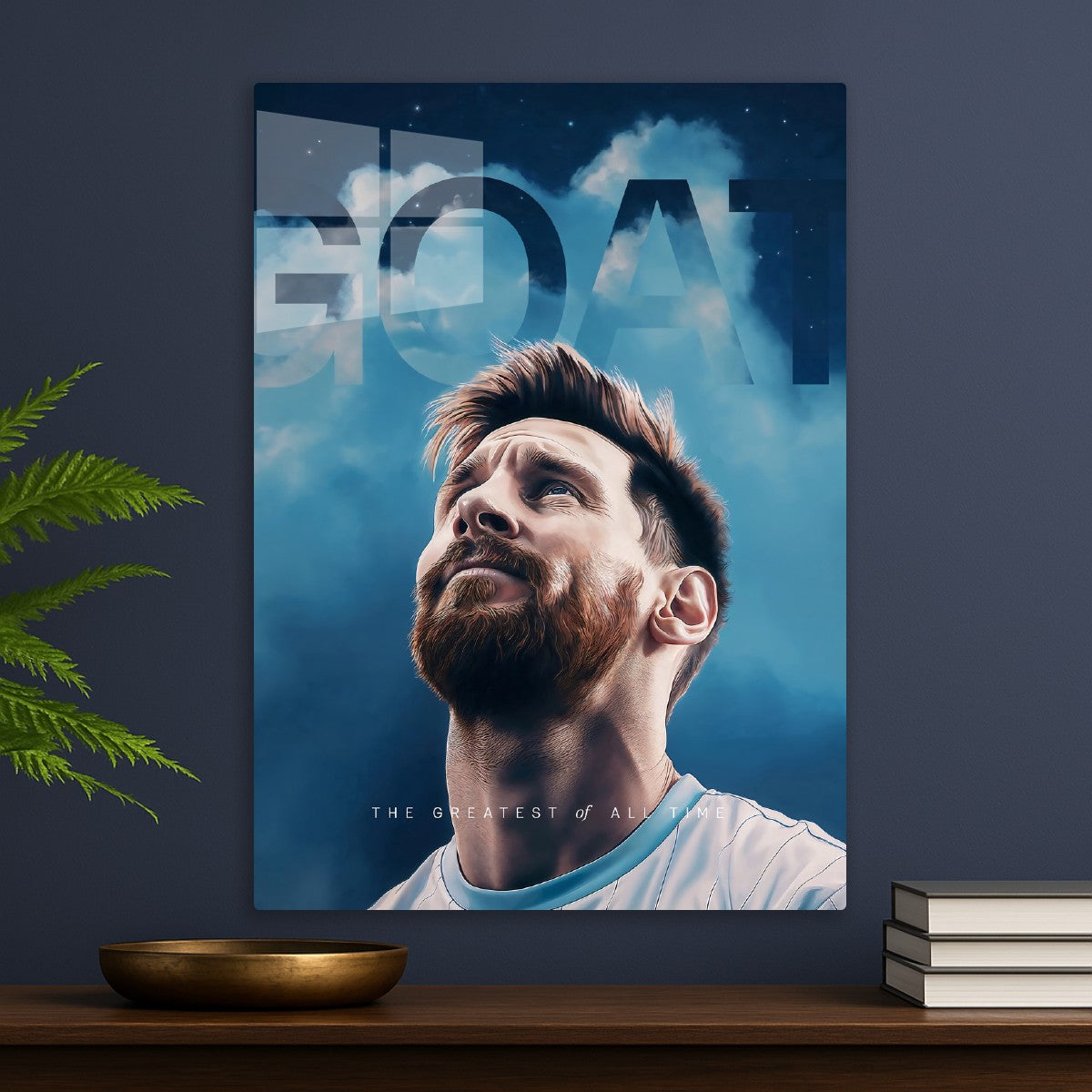 Lionel Messi GOAT Art