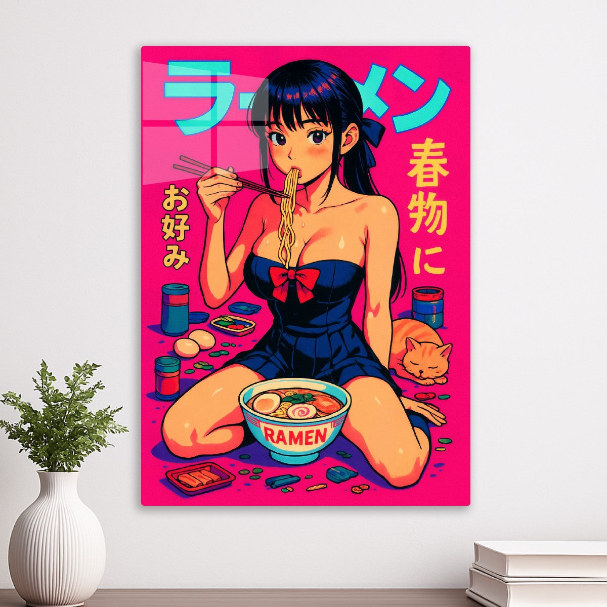 Hungry Ramen Schoolgirl