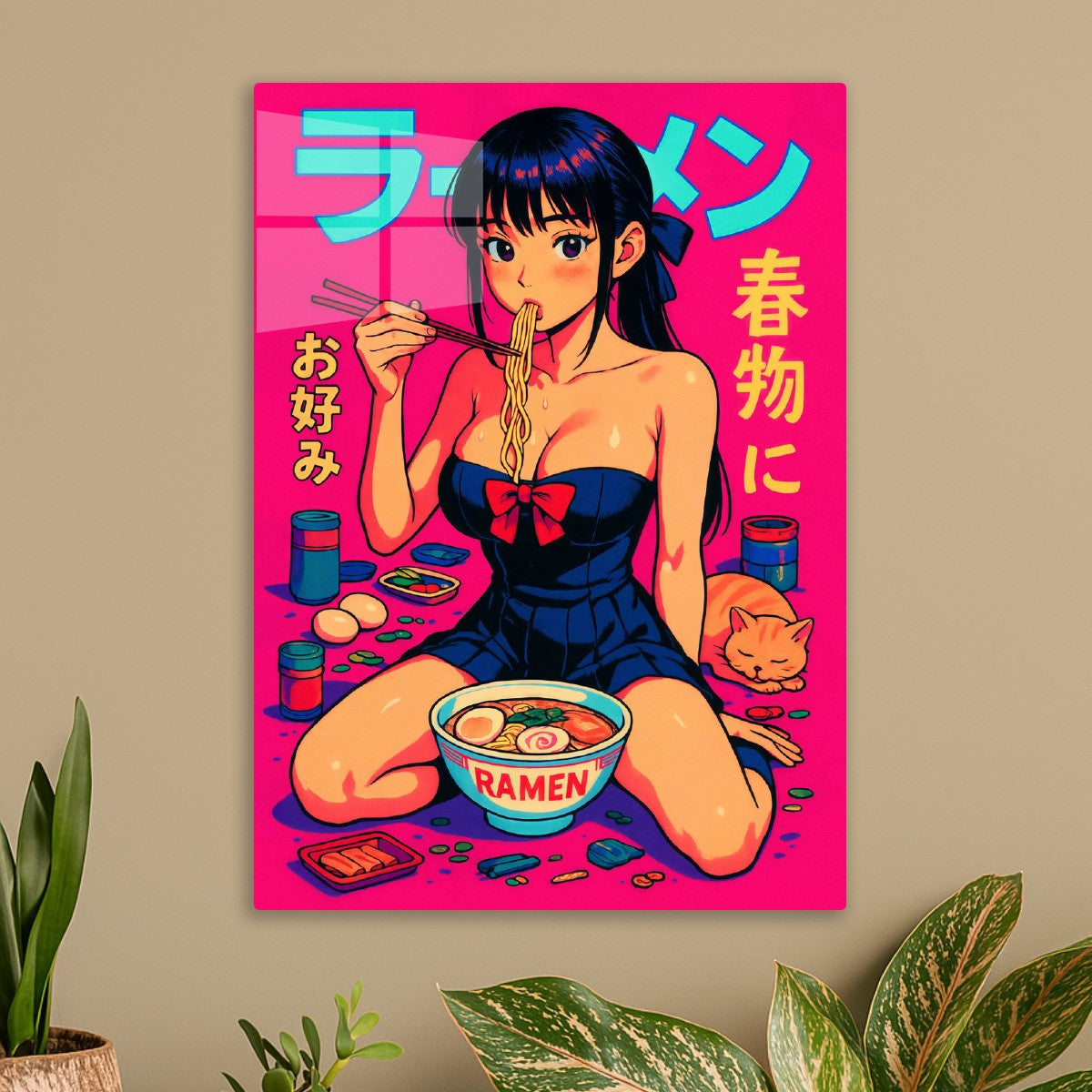 Hungry Ramen Schoolgirl