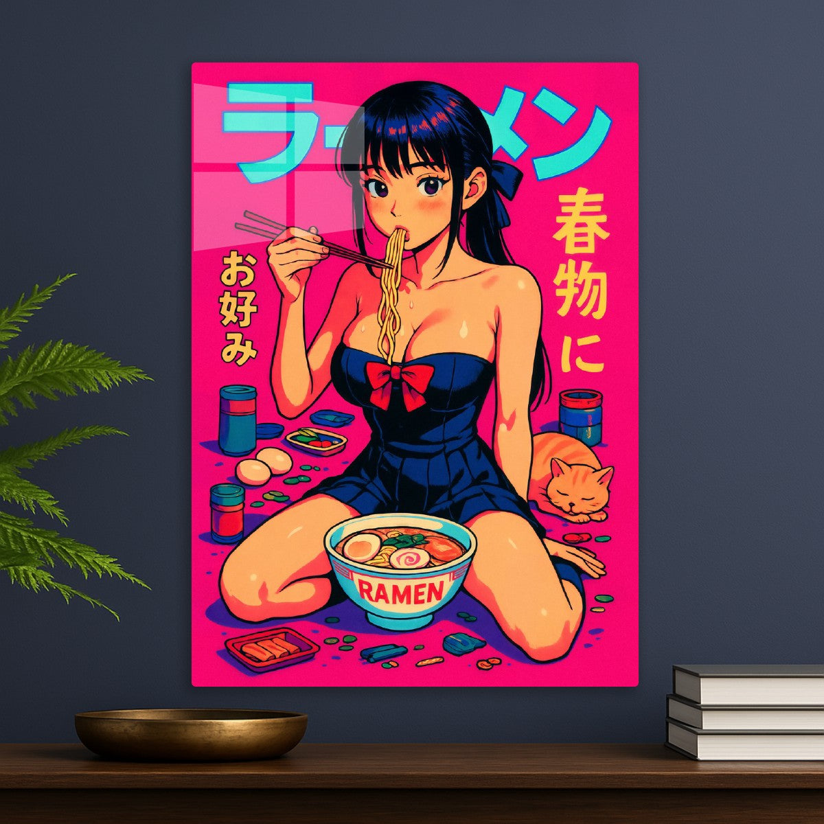 Hungry Ramen Schoolgirl