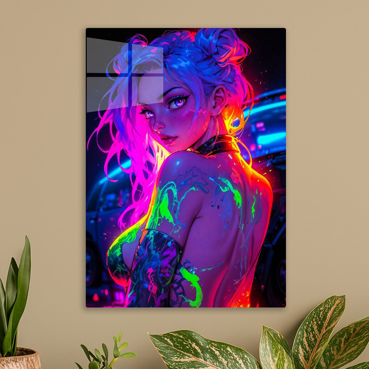 Beautiful Neon Girl