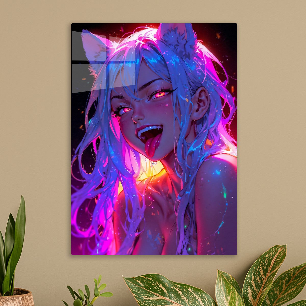 Colorful Cat Cosplay Girl