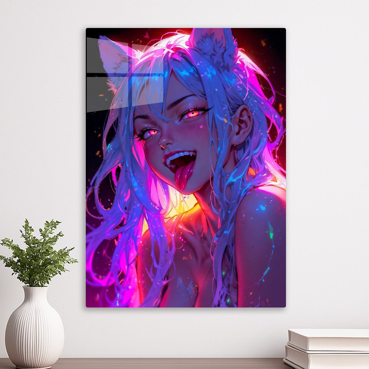 Colorful Cat Cosplay Girl