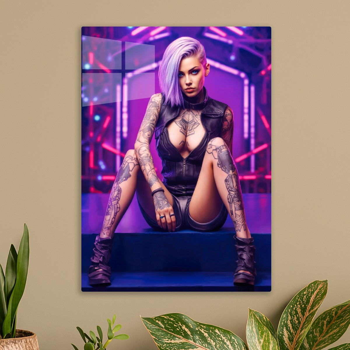 Tattoo Cyberpunk Girl