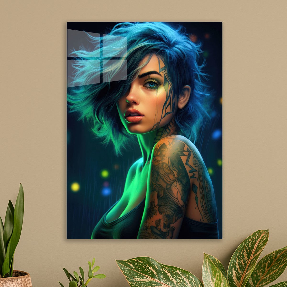 Beautiful Cyberpunk Girl