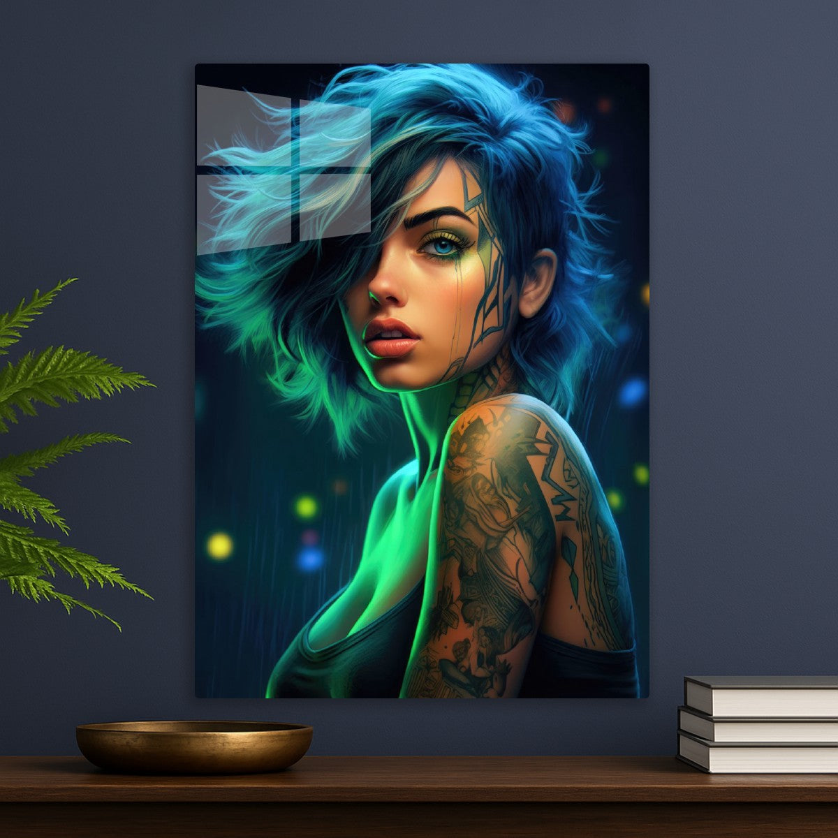 Beautiful Cyberpunk Girl