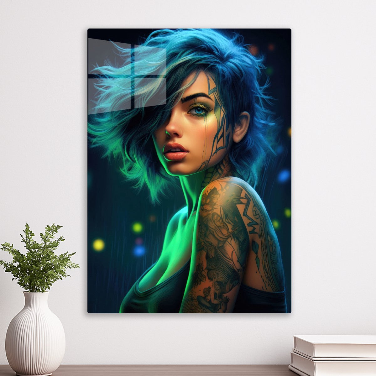 Beautiful Cyberpunk Girl