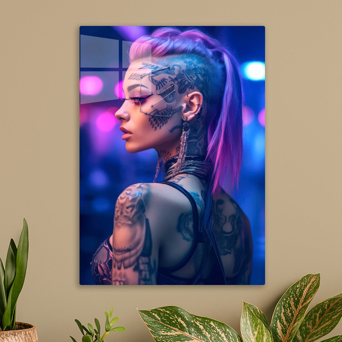 Cyberpunk Girl Portrait