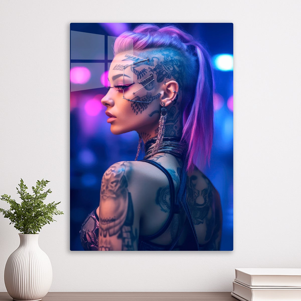 Cyberpunk Girl Portrait