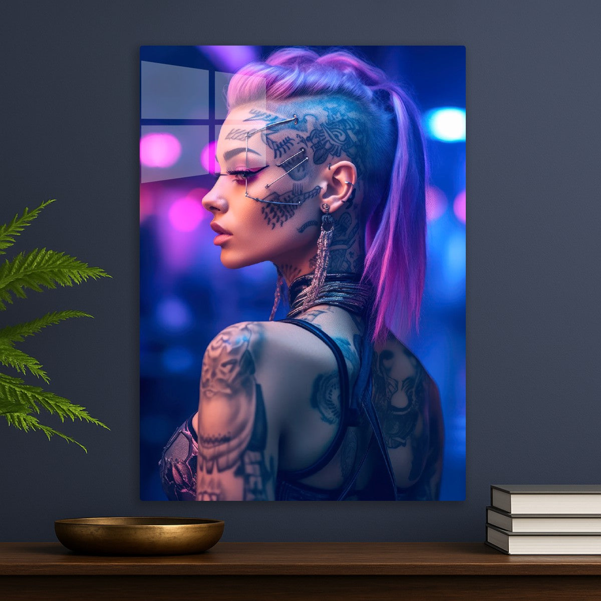 Cyberpunk Girl Portrait